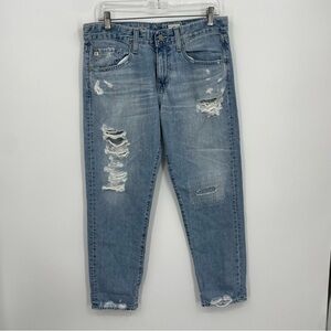 Adriano Goldschmied AG The Ex Boyfriend Slouchy Slim Jeans 29R distressed
